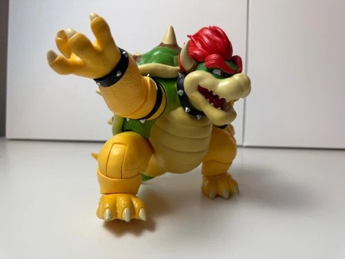Seven-inch fire-breathing Bowser collectible figure